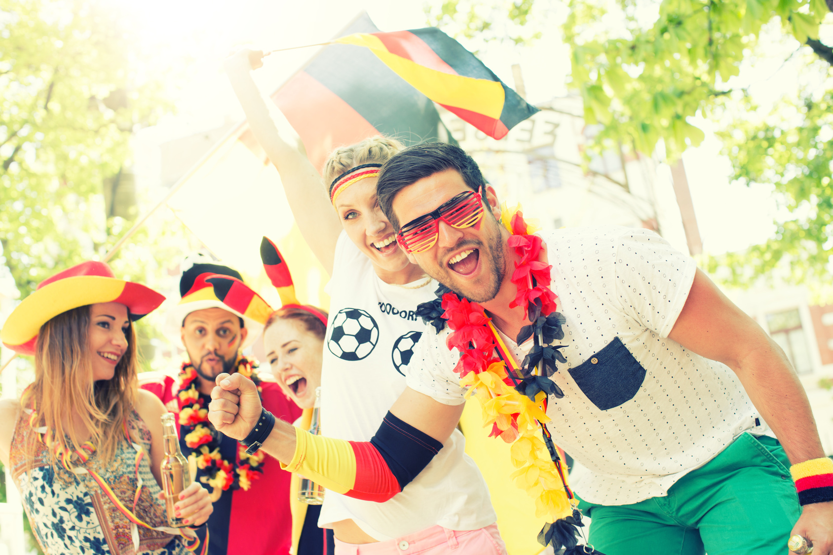 Fans Fussball Deutschland Gruppe